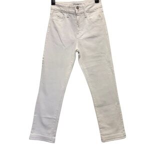 Just Black Denim High Waisted White Denim Jeans SZ 24